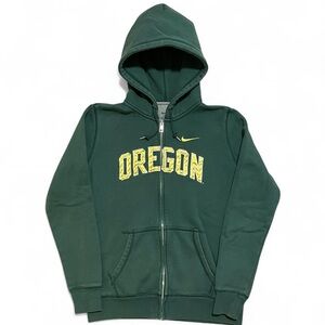 Nike Oregon Ducks Green & Yellow Zip Up Jacket